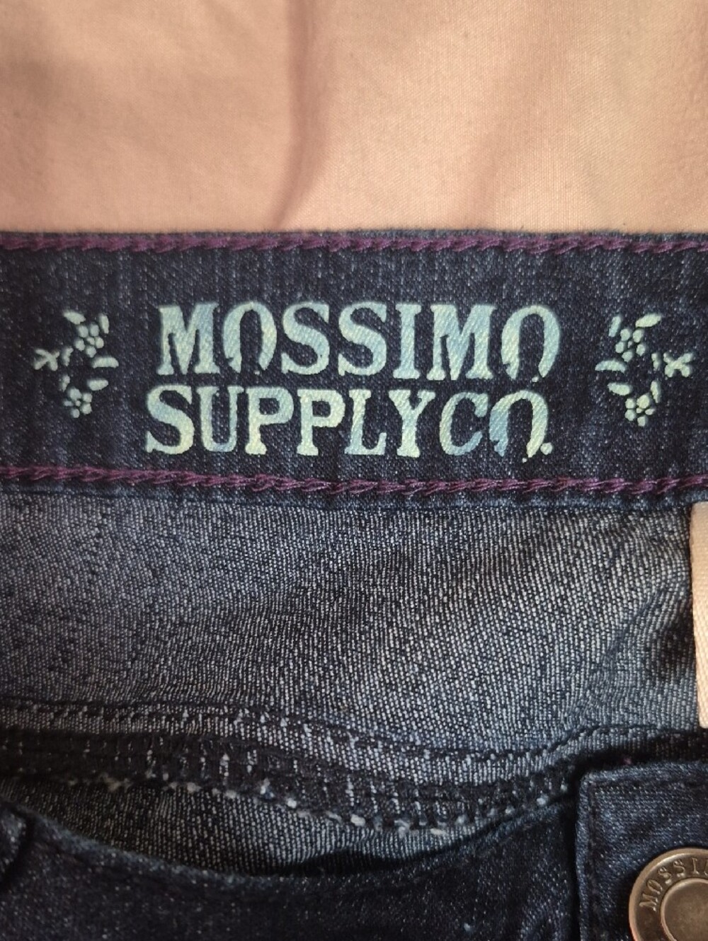Mossimo Supply Co. Dark Indigo Stretch Jeggings - Picture 2 of 7